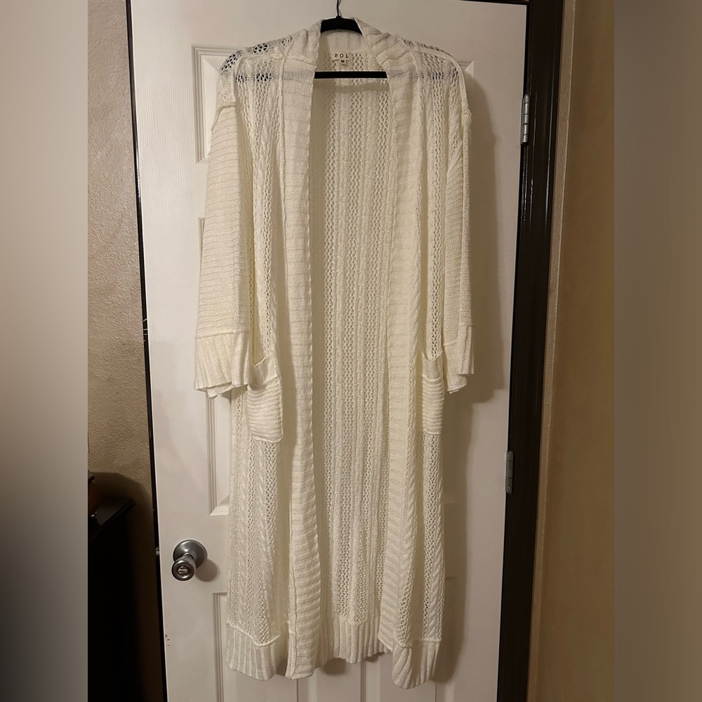 POL Longline Knit Cardigan Duster